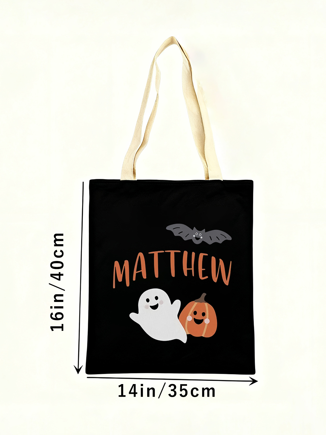 Custom Halloween Print Candy Bag